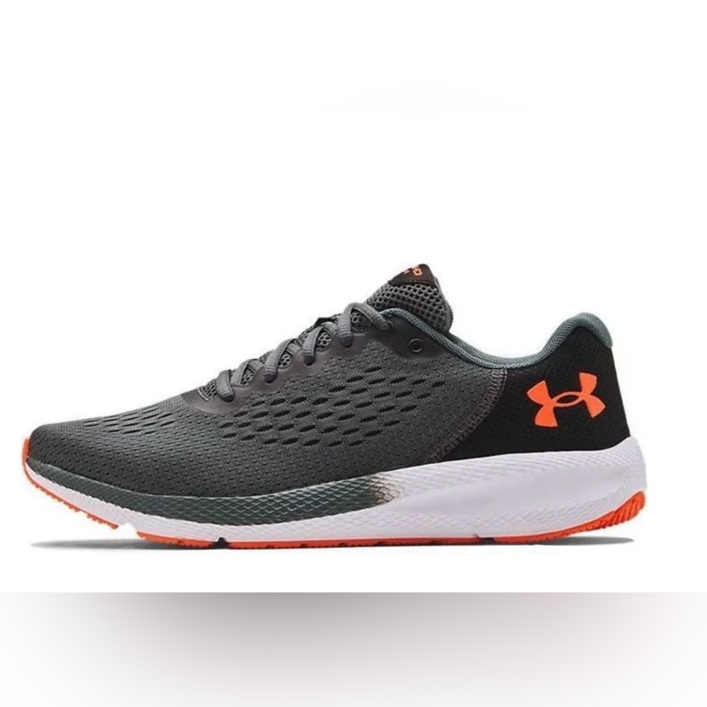Under Armour Men's Charged Pursuit 2SE Charcoal and Tangerine Sneakers Sz 12 NWT